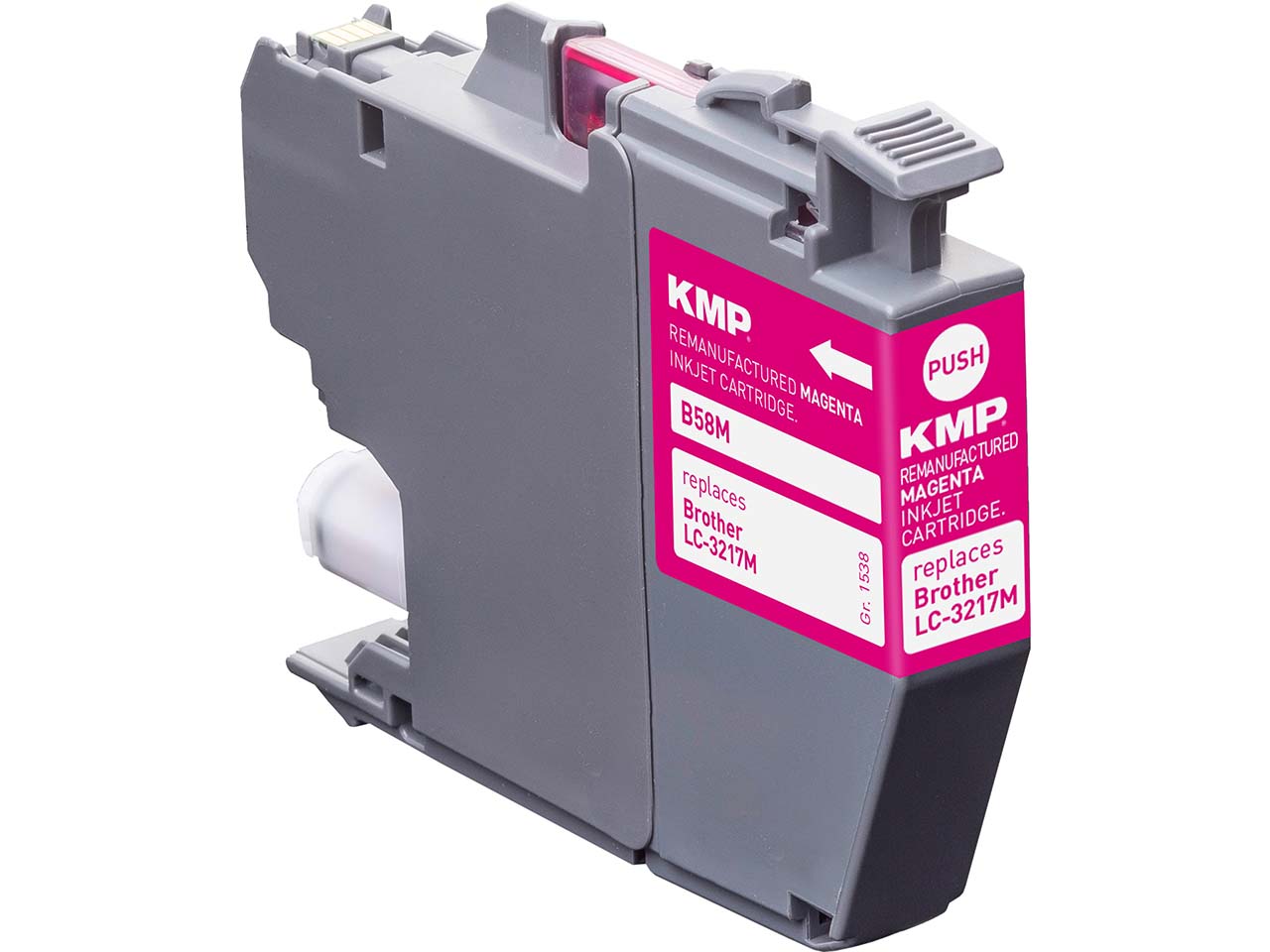 KMP Tintenpatrone ersetzt Brother LC-3217M magenta