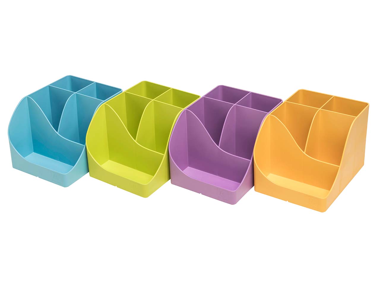 4 Exacompta Stifteköcher Pen Wave "Pop'N Co", sortiert