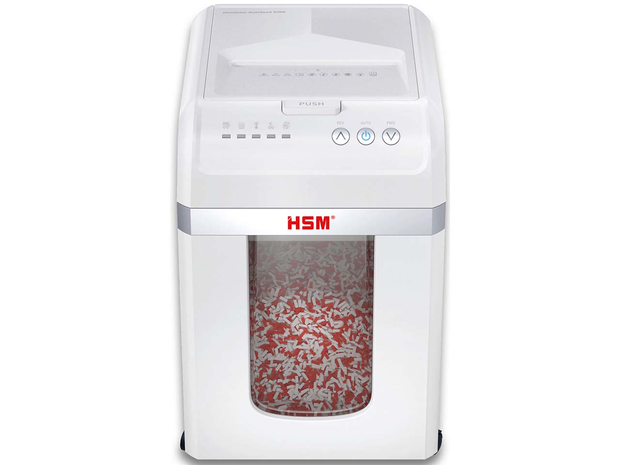 HSM Aktenvernichter "shredstar X300" Partikelschnitt, 4 x 12 mm, P-4/T-4/E-3