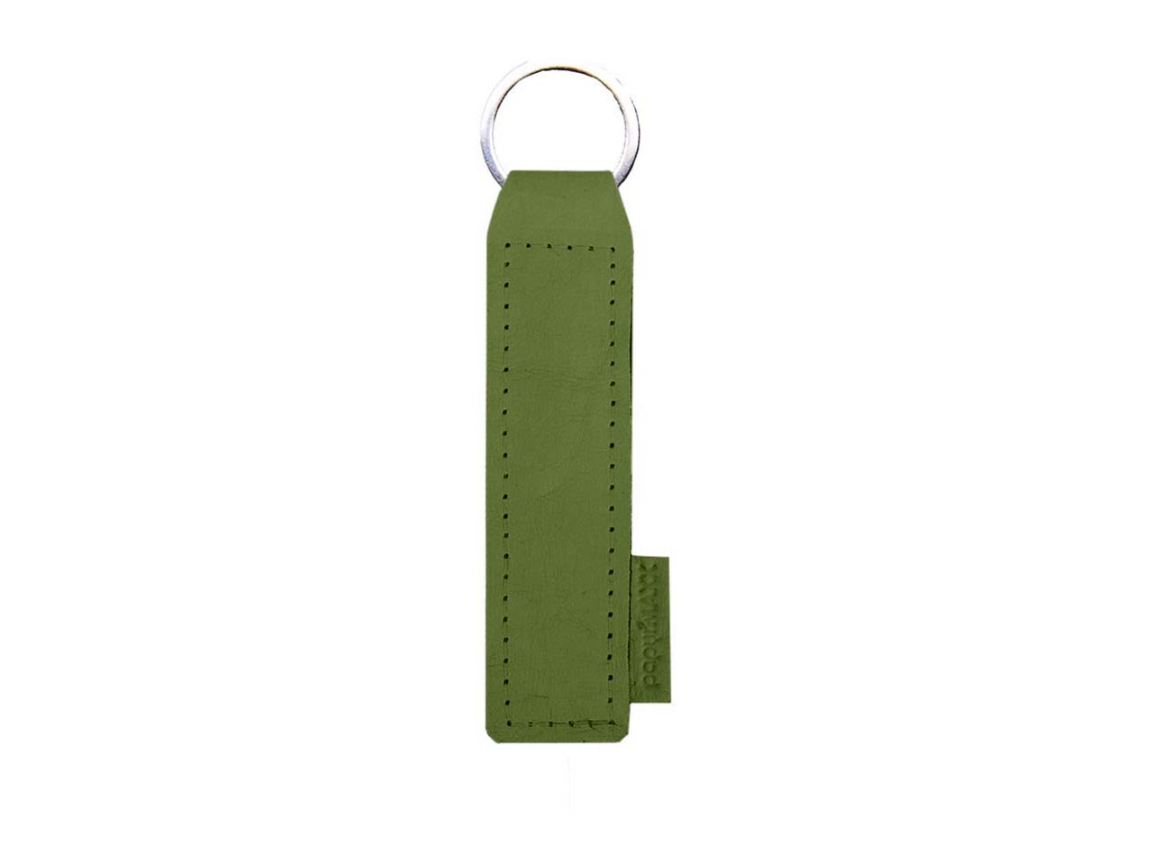 Schlüsselanhänger 'Dakota' aus Papyr olive