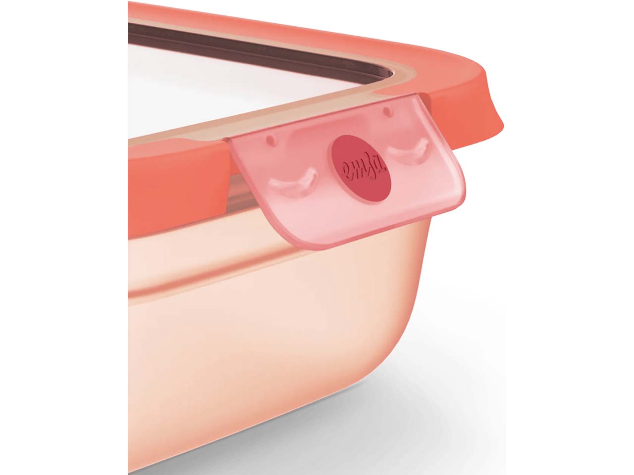 EMSA Frischhaltedose "oneClick" aus Kunststoff, 0,75 l, orange
