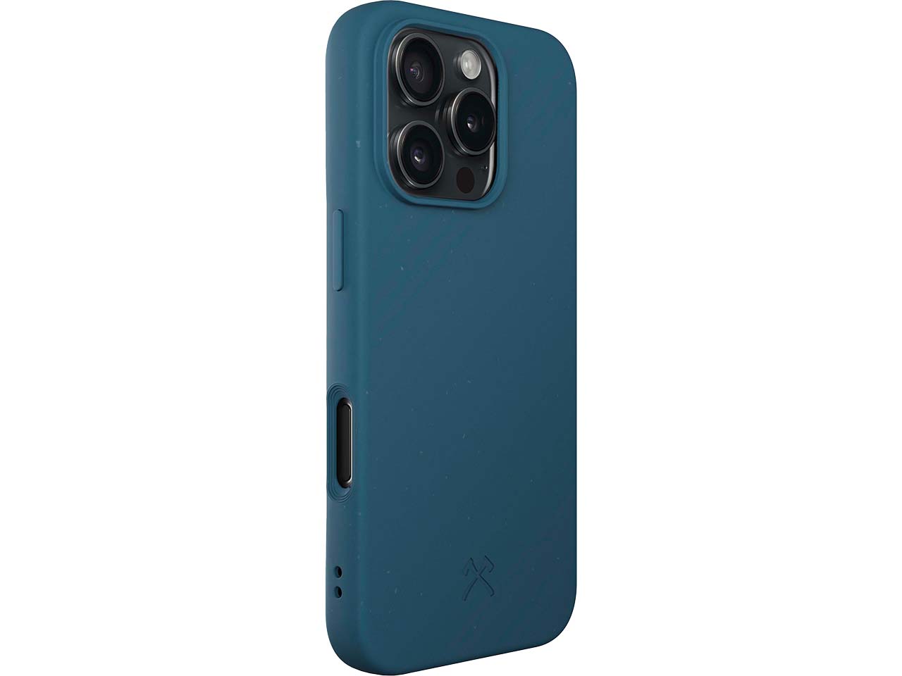 Woodcessories Smartphonehülle aus Biokunststoff "MagSafe ClassicCase" f. iPhone16Pro,navy