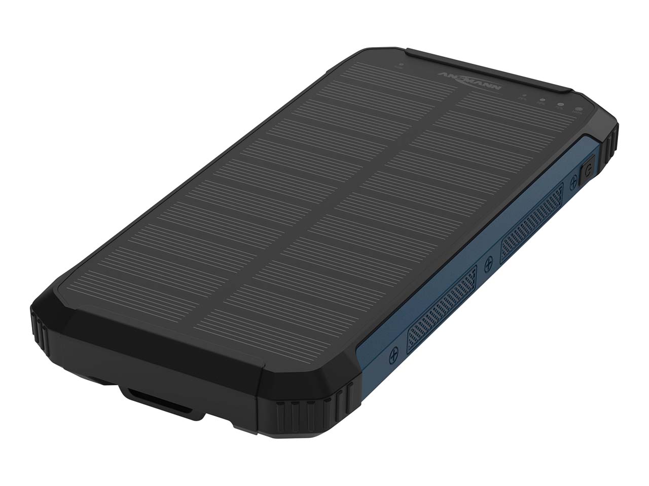 Ansmann Outdoor-Powerbank "PB212" LED, 10.000 mAh, inkl. USB-A auf USB-C Kabel, schwarz