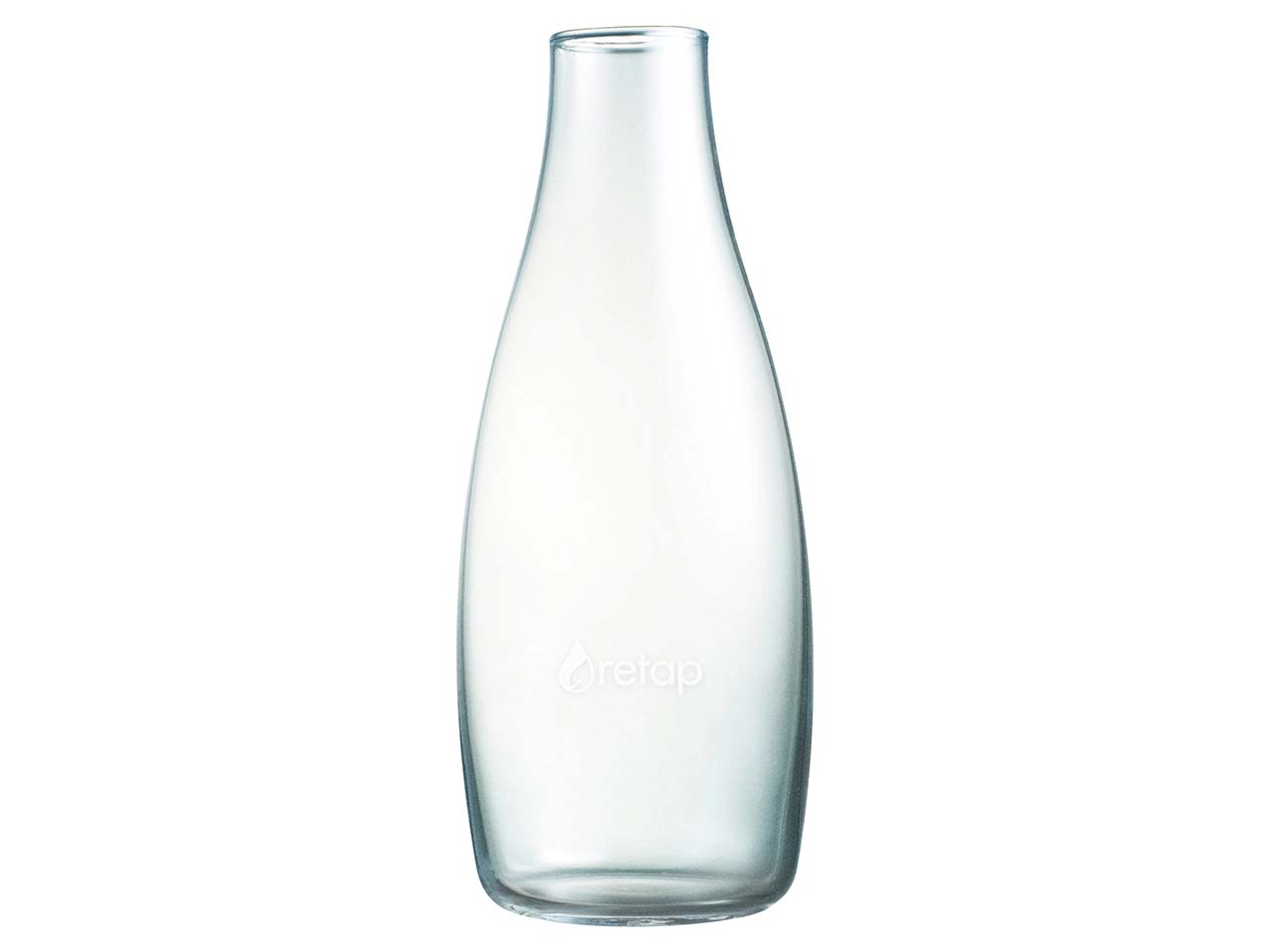 retap Trinkflasche 0,5 l aus Glas red