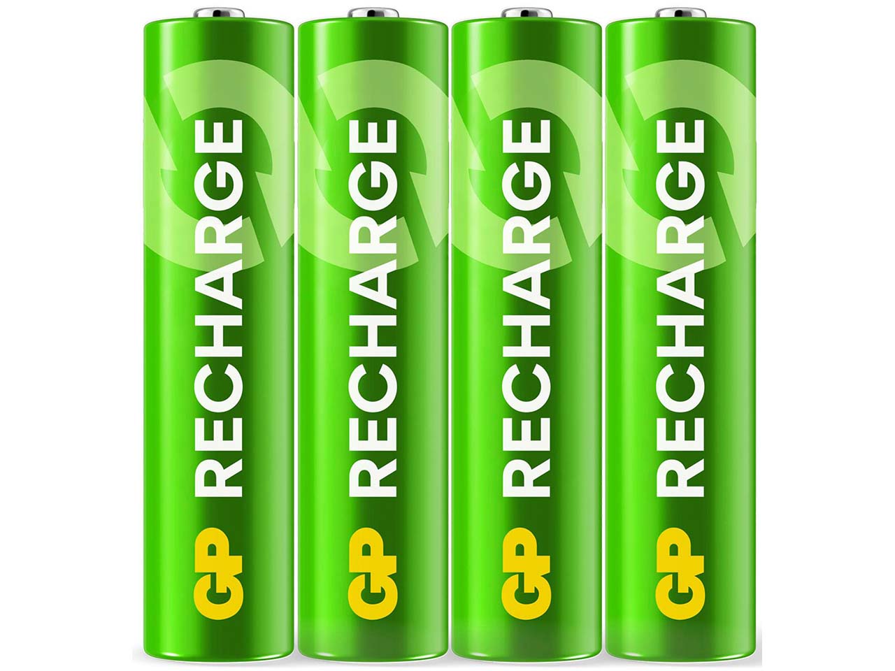4er-Pack GP Battery wiederaufladbarer Akku "Recharge" NiMH, AAA, 1,2 V, 850 mAh