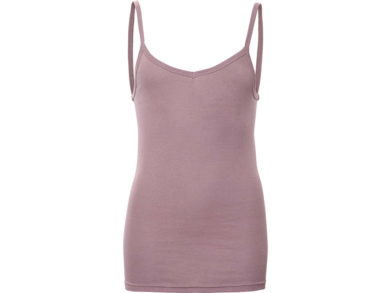 Living Crafts Bio-Damen-Top "JULIA" ohne Seitennähte, mauve, Gr. S