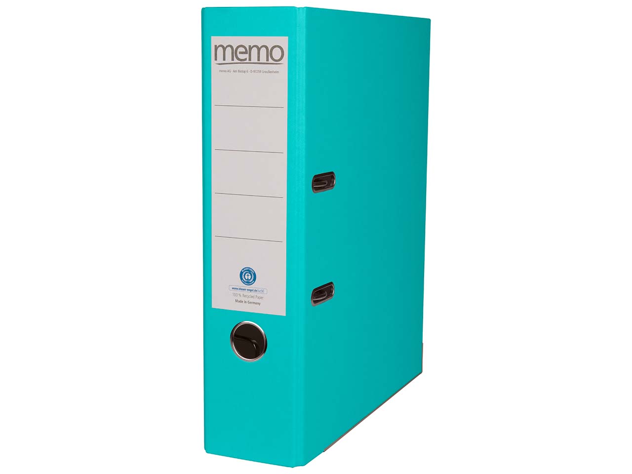 memo Ordner 'Color' 8 cm türkis