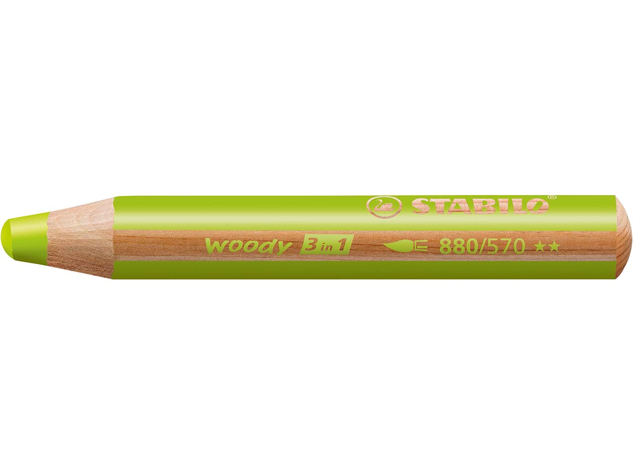 STABILO Multitalent-Stift 'woody' hellgrün