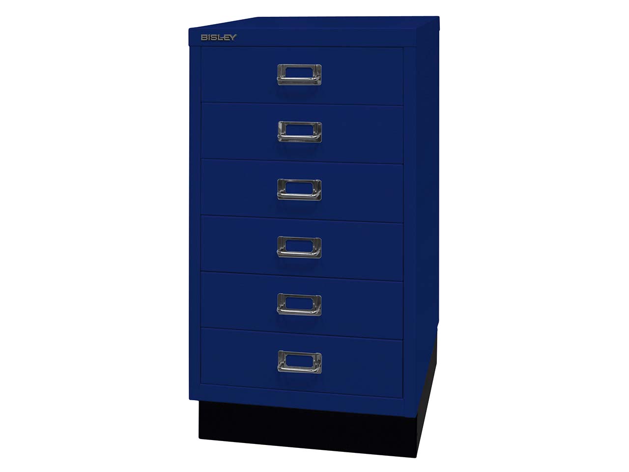 BISLEY Schubladenschrank "MultiDrawer" DIN A3 mit 6 Schubladen oxfordblau