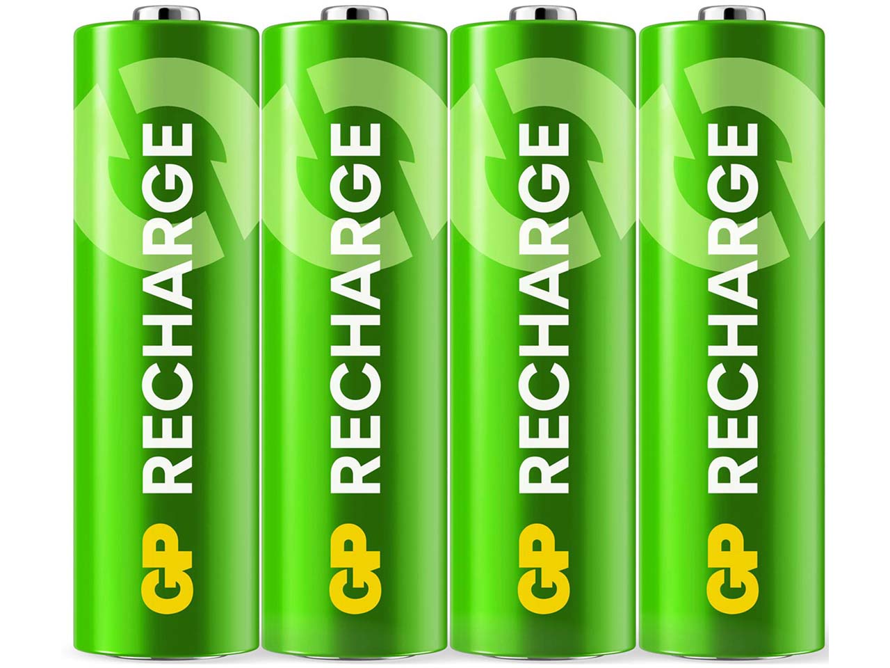 4er-Pack GP Battery wiederaufladbarer Akku "Recharge" NiMH, AA, 1,2 V, 2.100 mAh