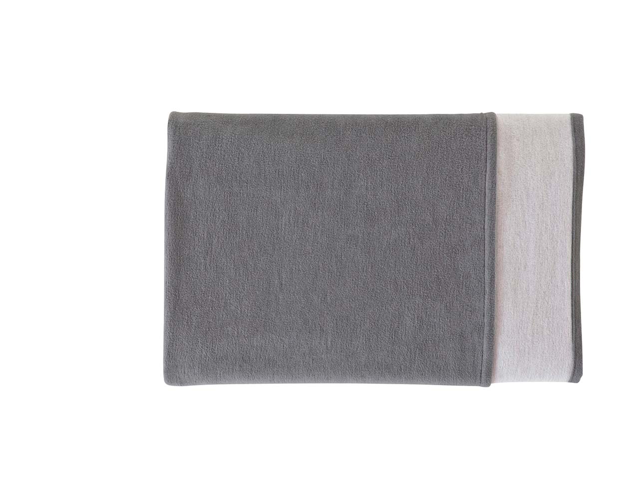 IBENA Wohndecke 'Cotton Pur' grau 140 x 200 cm