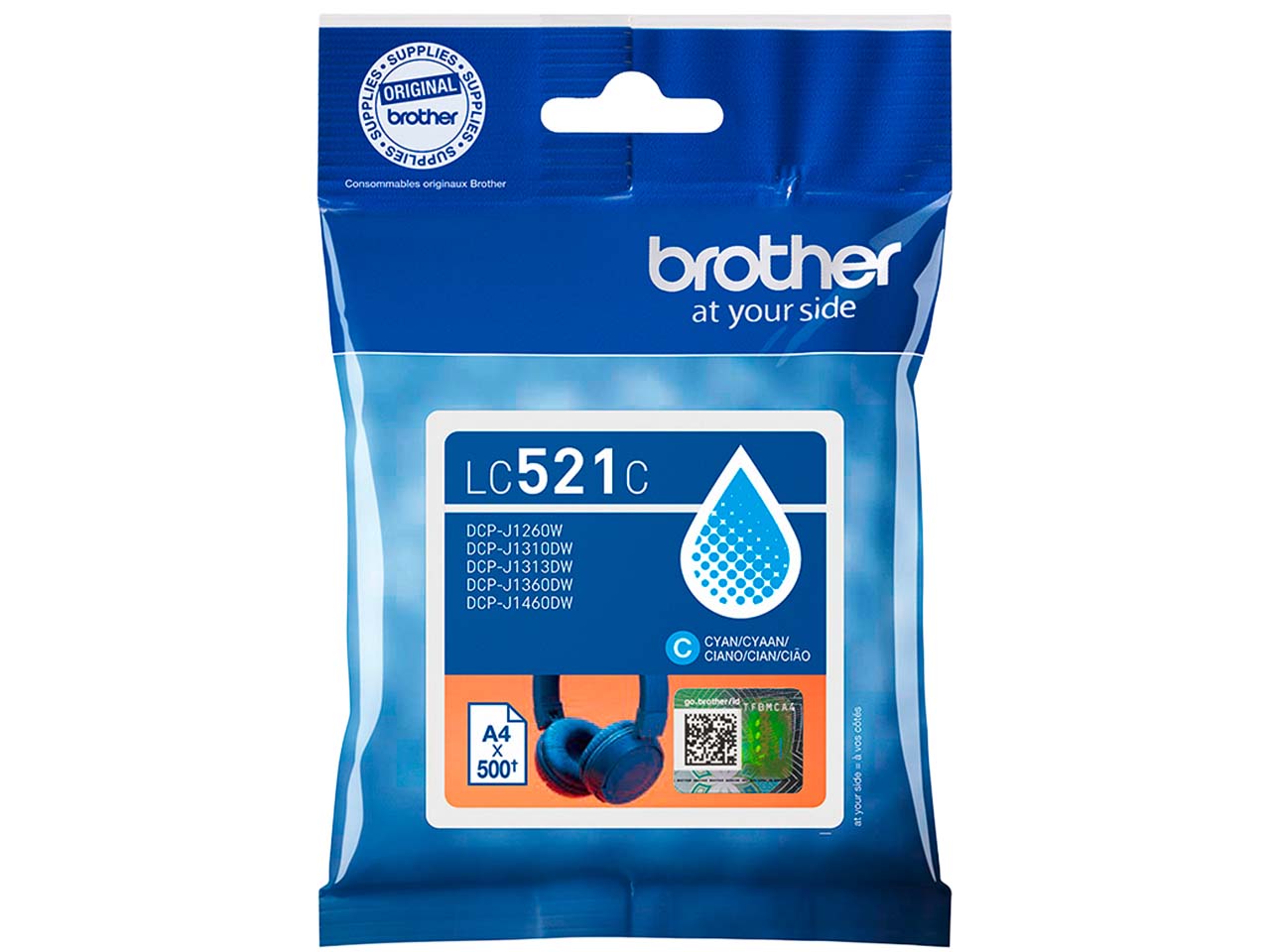 Brother Tintenpatrone LC-521C cyan