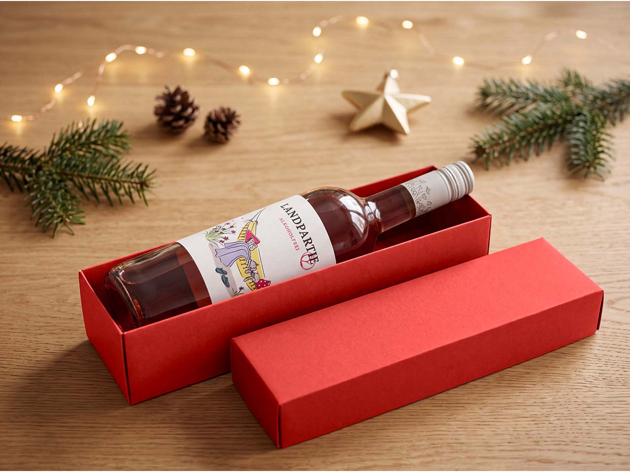 Bio-Rosé LANDPARTY, alkoholfrei, 750 ml, in Geschenkverpackung