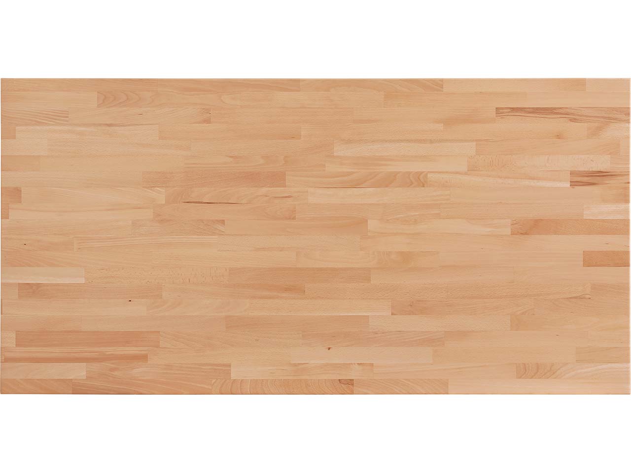 Tischplatte Buche massiv, 200x60 cm, Stärke 20 mm, geölt