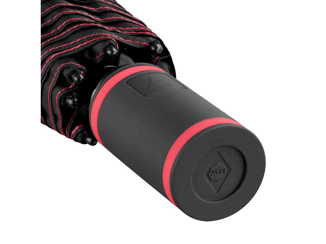 FARE Taschenschirm AC "Mini Style"  mit Automatik, schwarz-rot