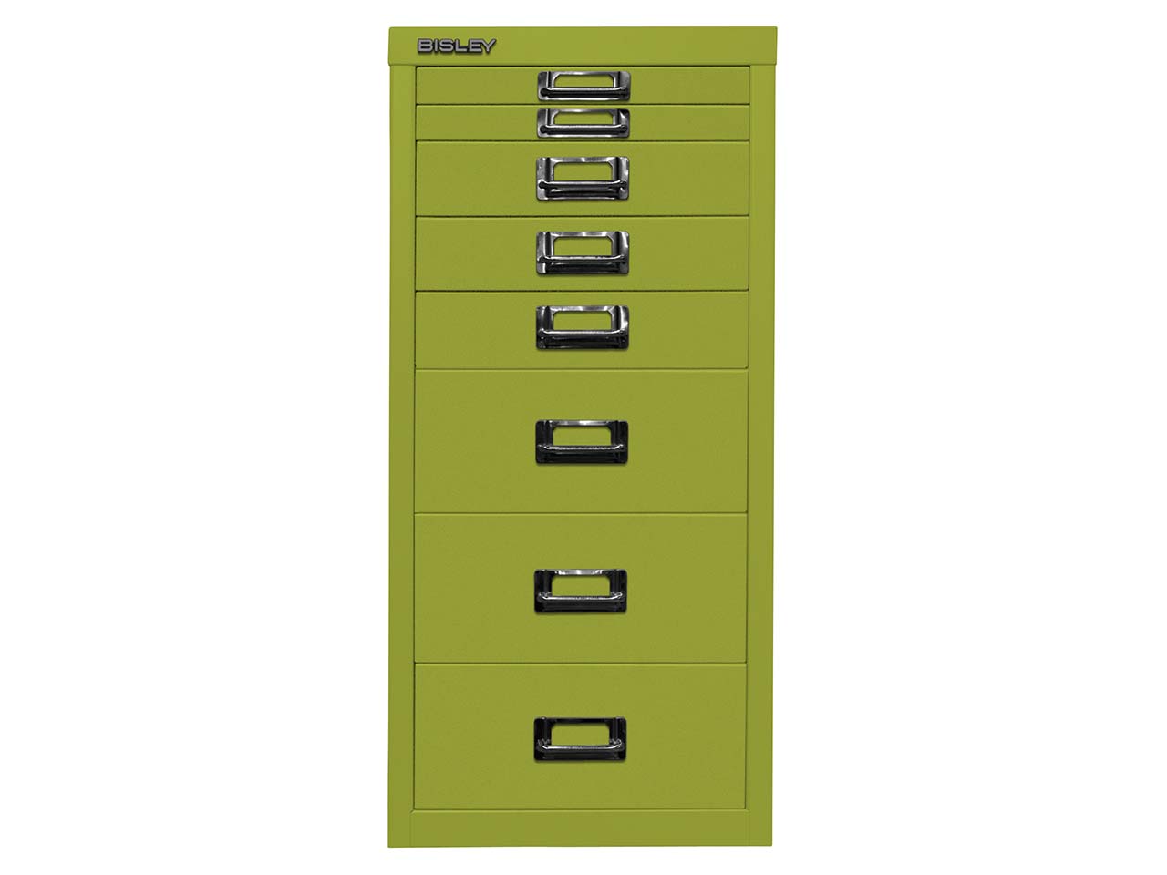 Schubladenschrank 8 Schübe, DIN A4 grün