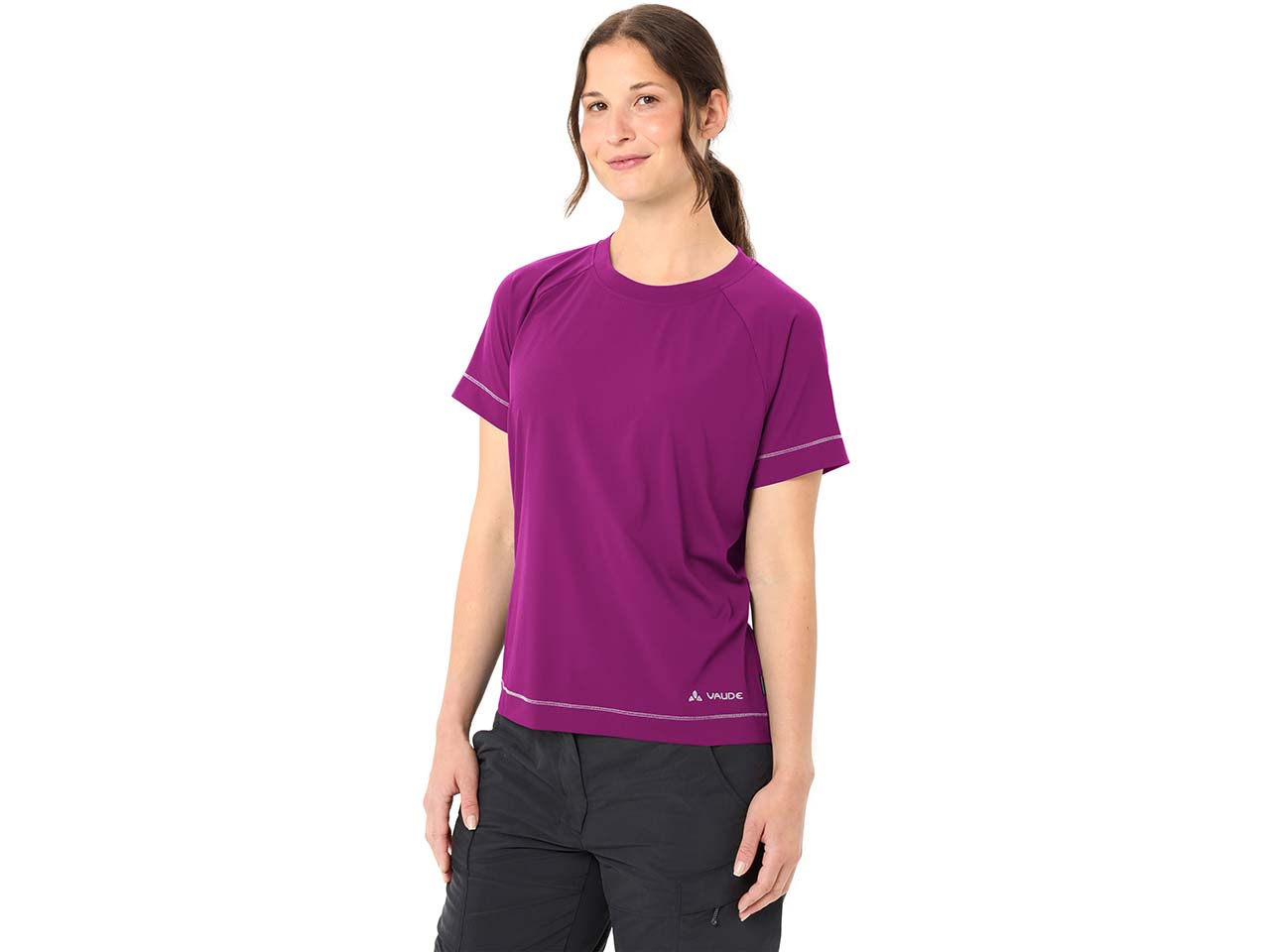 VAUDE Damen-T-Shirt "Neyland II" schnelltrocknend, pink orchid, Gr. 38