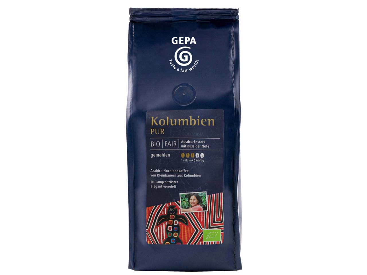 GEPA Bio Kaffee 'Kolumbien pur', gemahlen 250 g