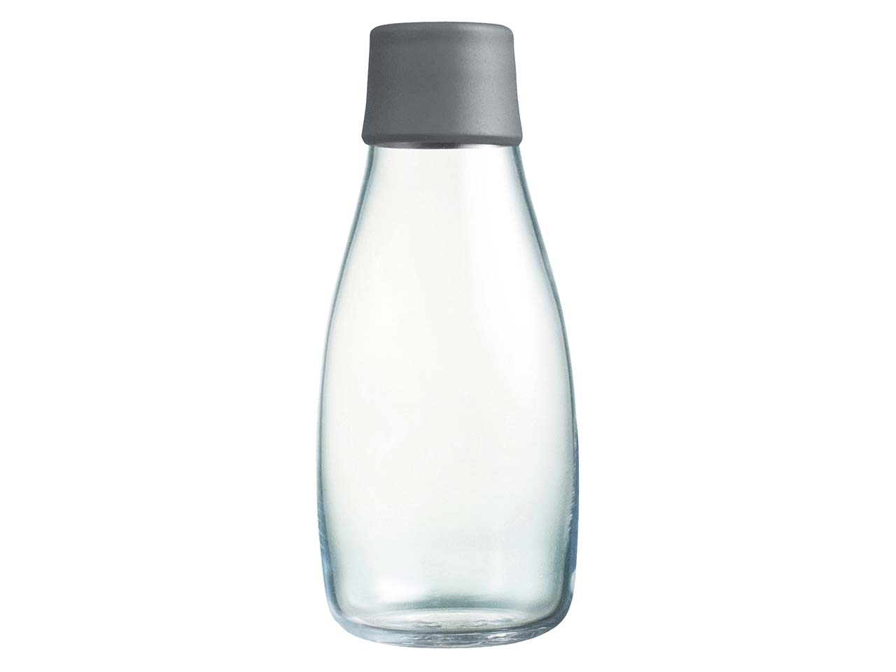 retap Trinkflasche 0,3 l aus Glas grey