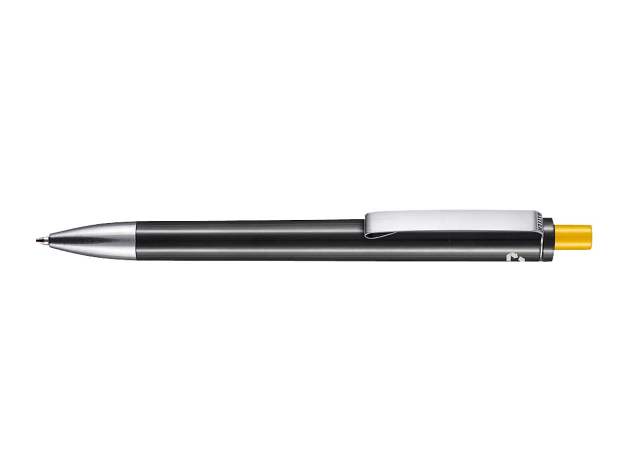 RITTER PEN Kugelschreiber 'EXOS RECYCLED' schwarz recycled/apricot