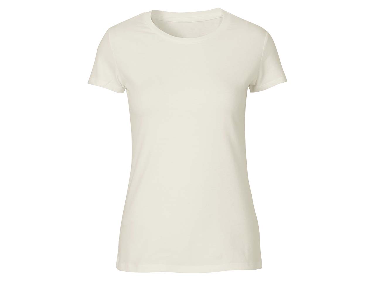 Neutral Bio-Damen-T-Shirt mit Rundhalsausschnitt natur, Gr. M