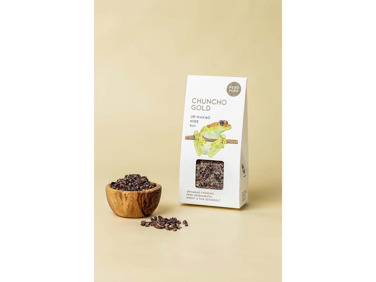 PERÚ PURO Bio-Kakaonibs "CHUNCHO GOLD" Rohkost, 100 g