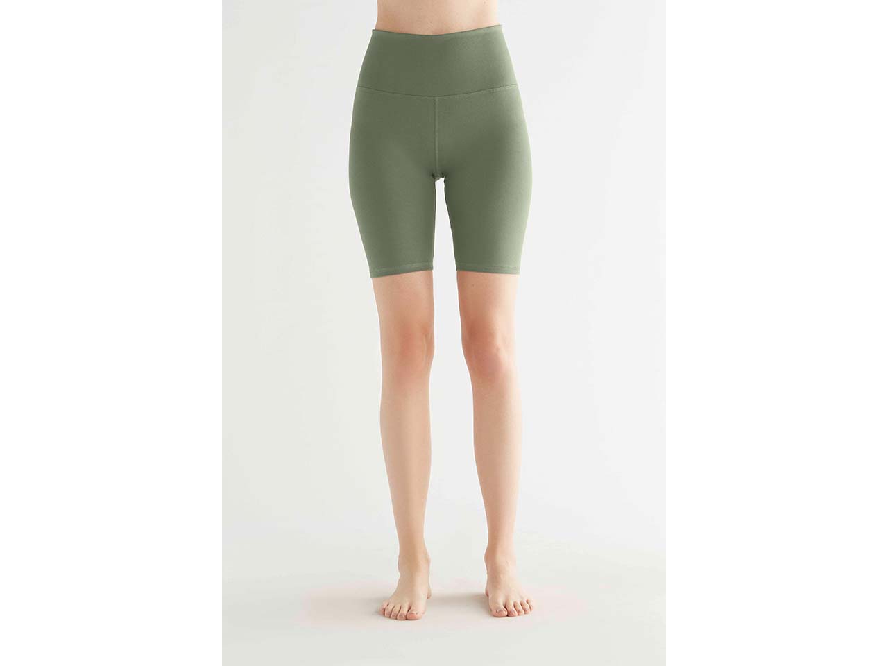 TRUE NORTH Bio-Damen-Sport-Short, grün, Gr. L