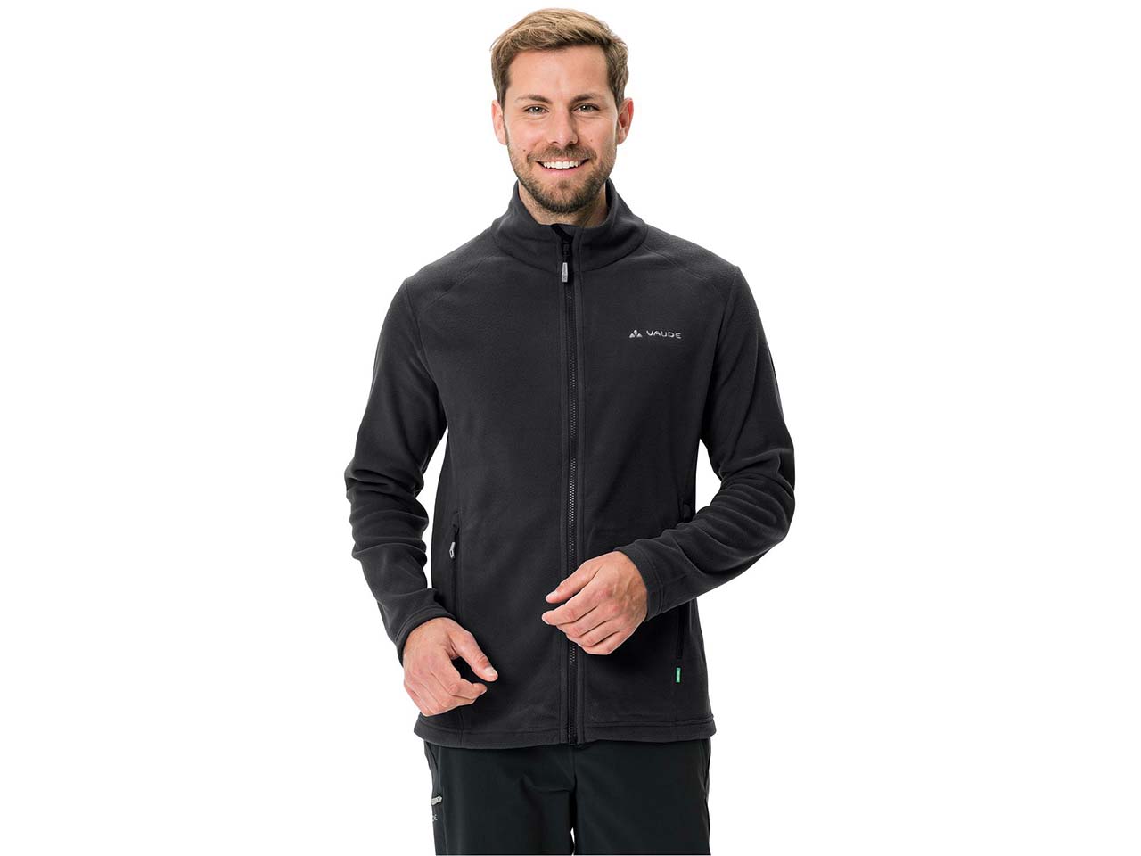 VAUDE Herren-Fleecejacke "Rosemoor II" mit Innenfleece, black, Gr. XXL