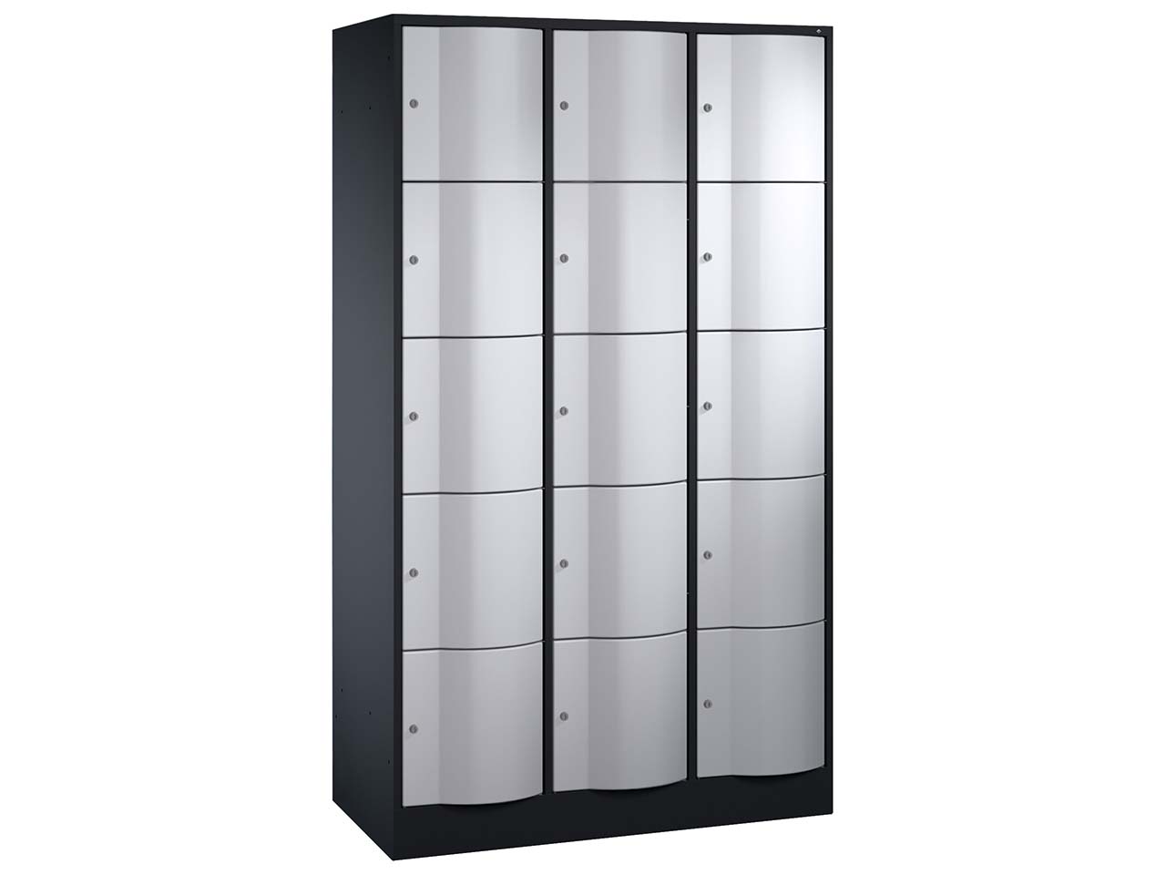 Schließfachschrank 3 Türme an/si 5er