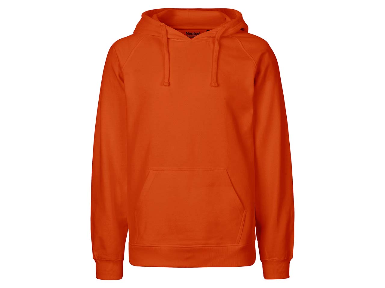 Neutral Bio-Herren-Hoodie orange, Gr. L