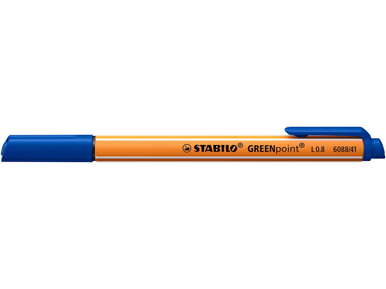 STABILO Filzstift 'GREENpoint' blau