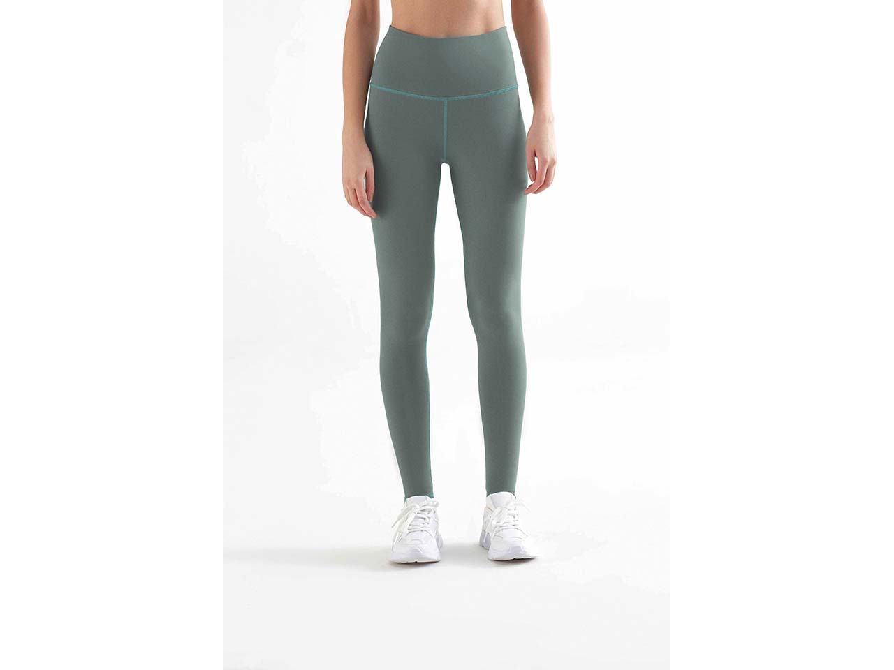 TRUE NORTH Bio-Damen-Sport-Leggings, teal, Gr. XL