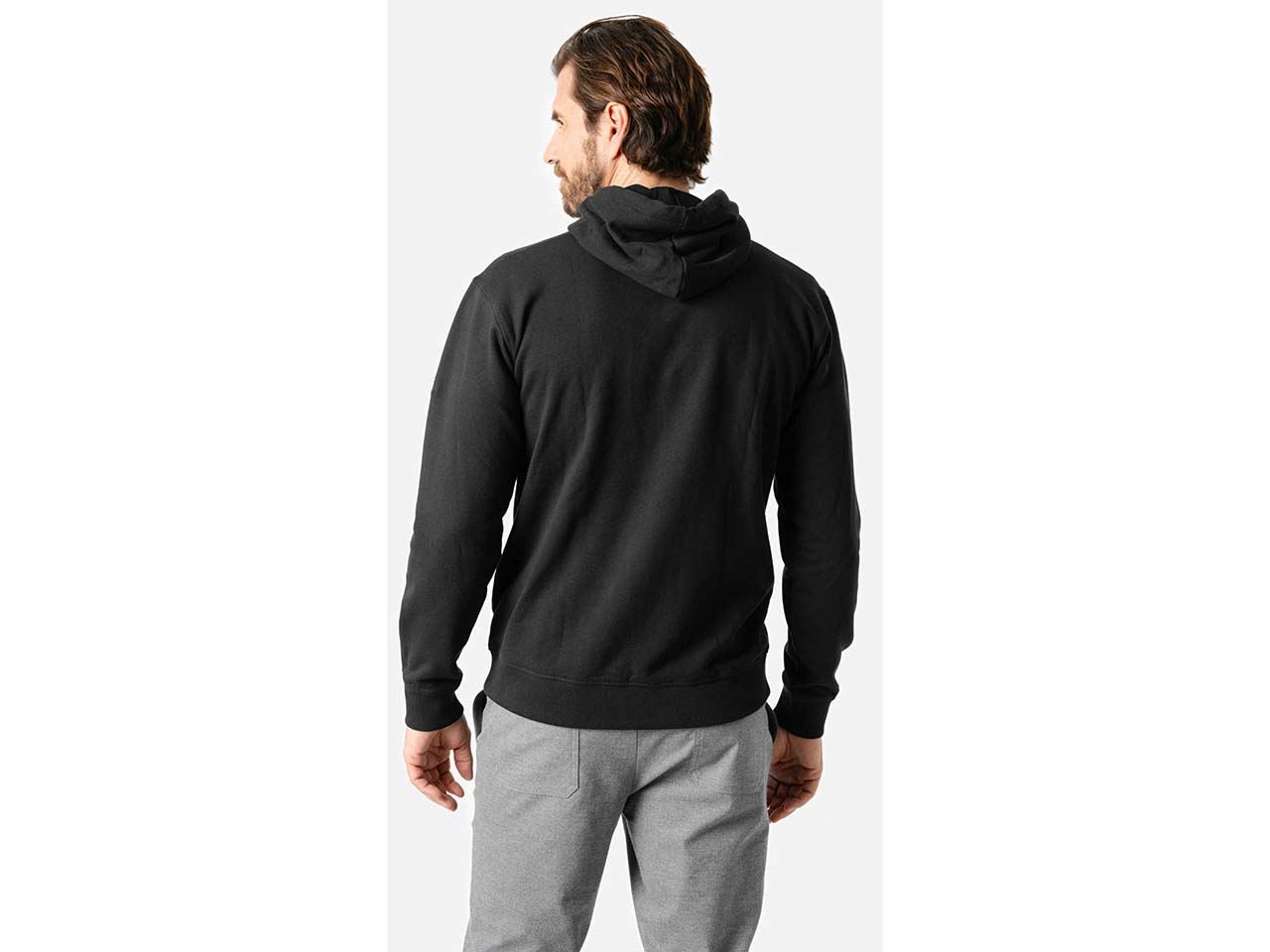Living Crafts Bio-Herren-Oversized-Hoodie 'SASSO', black, Gr. M