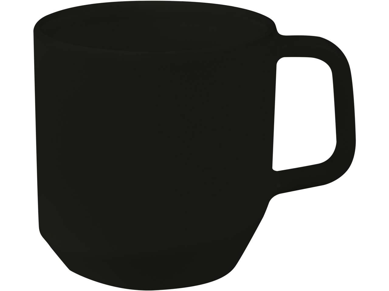Keramiktasse "Bold" 360 ml, black
