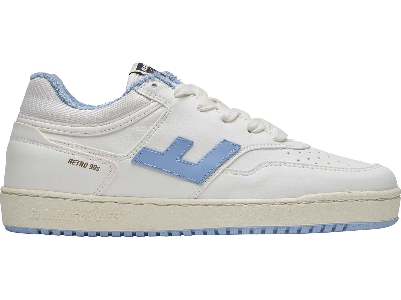 FLAMINGOS LIFE Sneaker 'RETRO 90s', white sky cream, Gr. 41