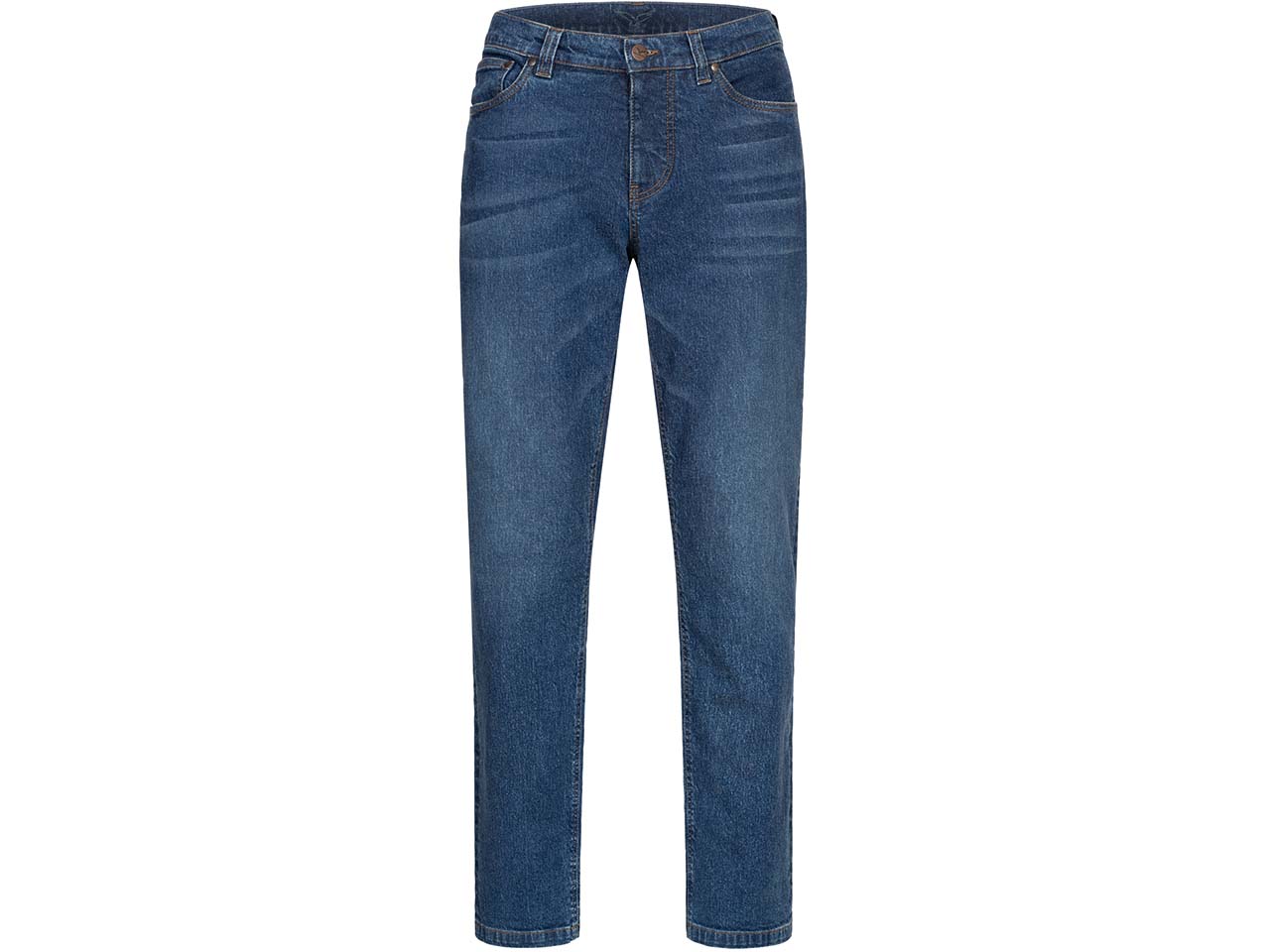Feuervogl Bio-Herren-Boot-Cut-Hose "Milo", medium blue, Gr. 32/32