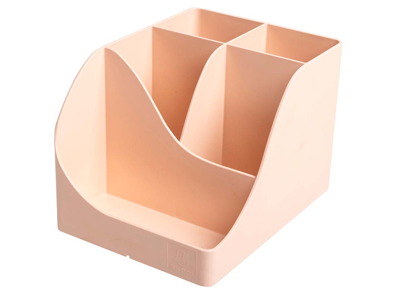4 Exacompta Stifteköcher Pen Wave "Skandi", nude