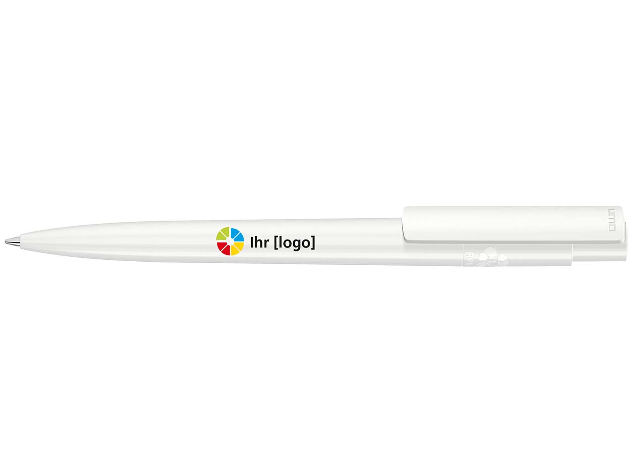 uma Kugelschreiber 'Recycled PET Pen Pro' einfarbig, weiß