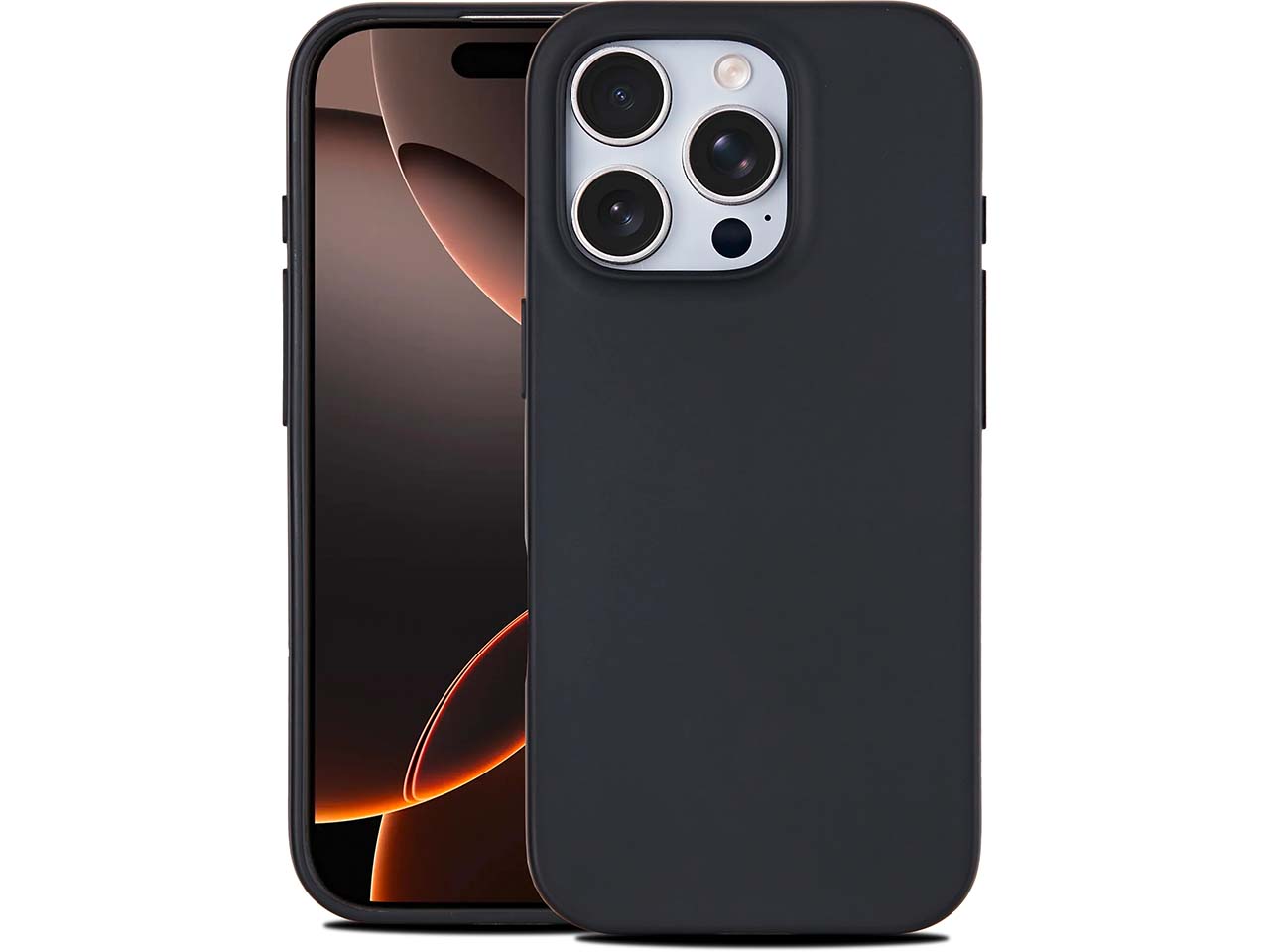 s'moose Smartphonehülle aus recyceltem Kunststoff "Osprey" f. iPhone 16 Pro, schwarz