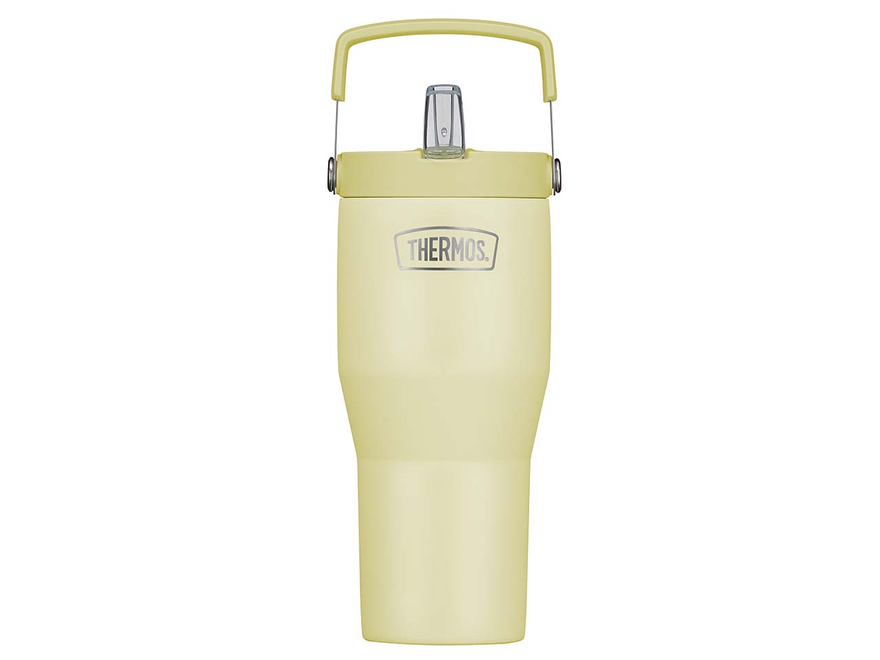 THERMOS Isolier-Trinkbecher "REFRESHING", mit Flip-Straw-System, 850 ml, vanilla mat