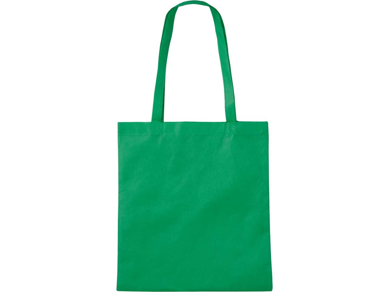 PP-Taschen, dunkelgrün, 38x42 cm mit zwei langen Henkeln