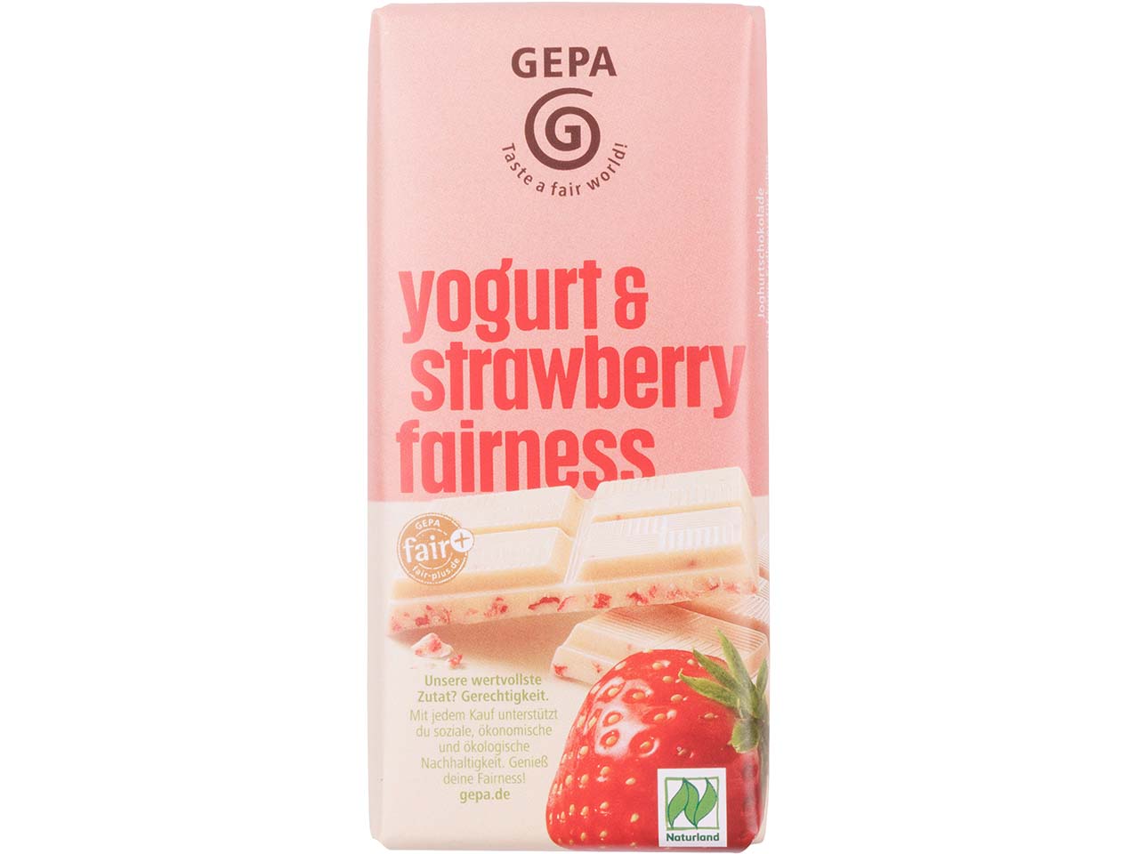 GEPA Bio-Schokolade "Weisse Erdbeere", 40 g
