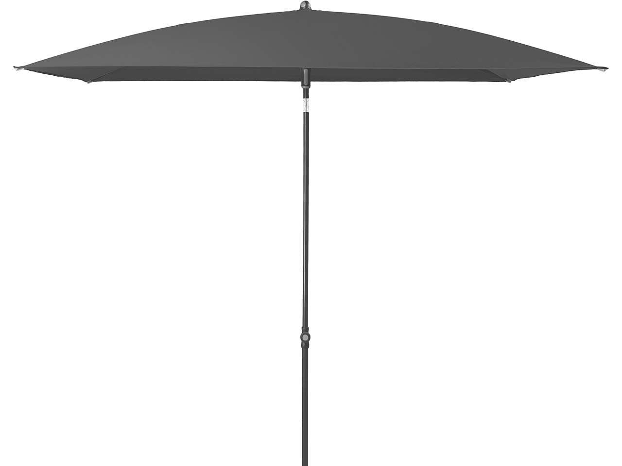 doppler Sonnenschirm "SUNLINE NEO WATERPROOF" 230 x 190 cm, mit Tasche, anthrazit
