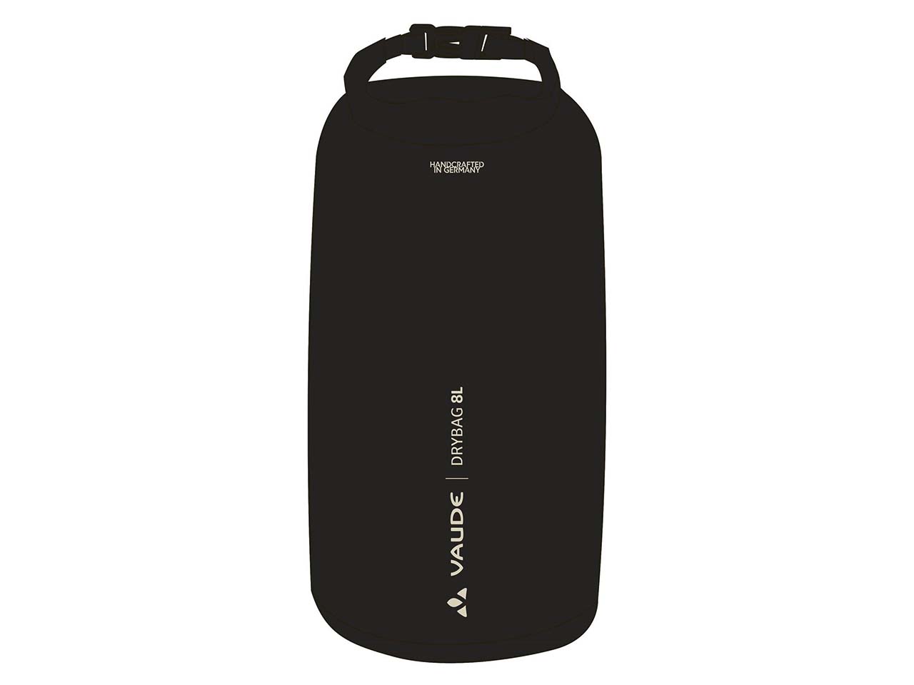 VAUDE Packsack 'Drybag MIG 8L' mit Rollverschluss, wasserdicht, black