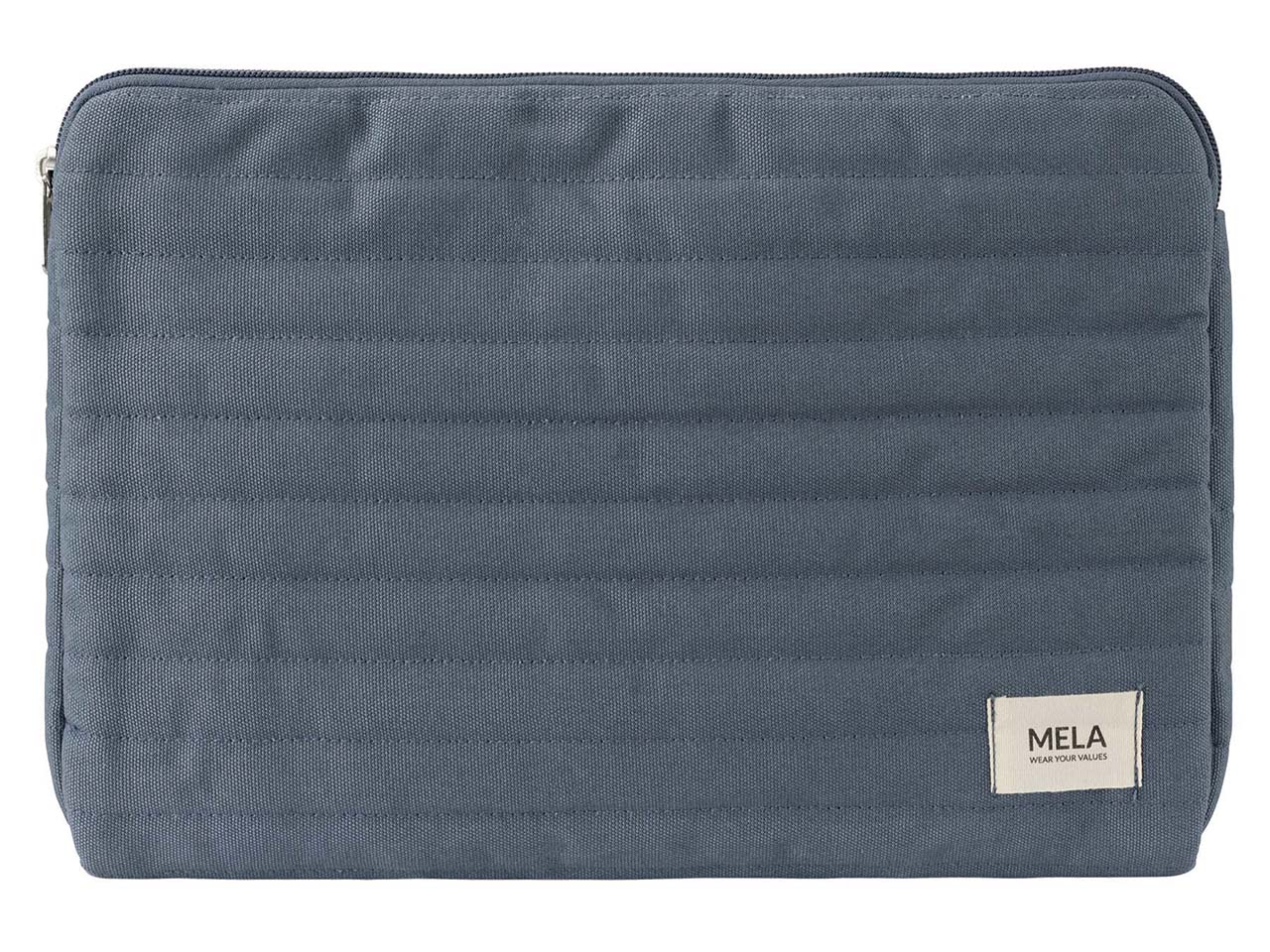 MELA Bio-Laptophülle 'VINUSA' 15', gepolstert, mit 2 Innentaschen, dusty blue