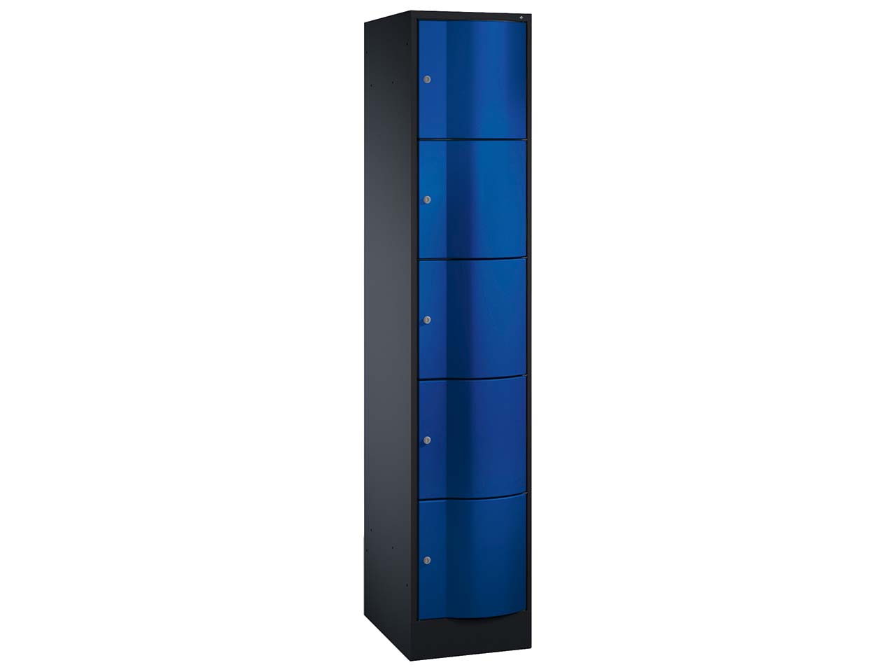 Schließfachschrank 1 Turm an/bl 5er