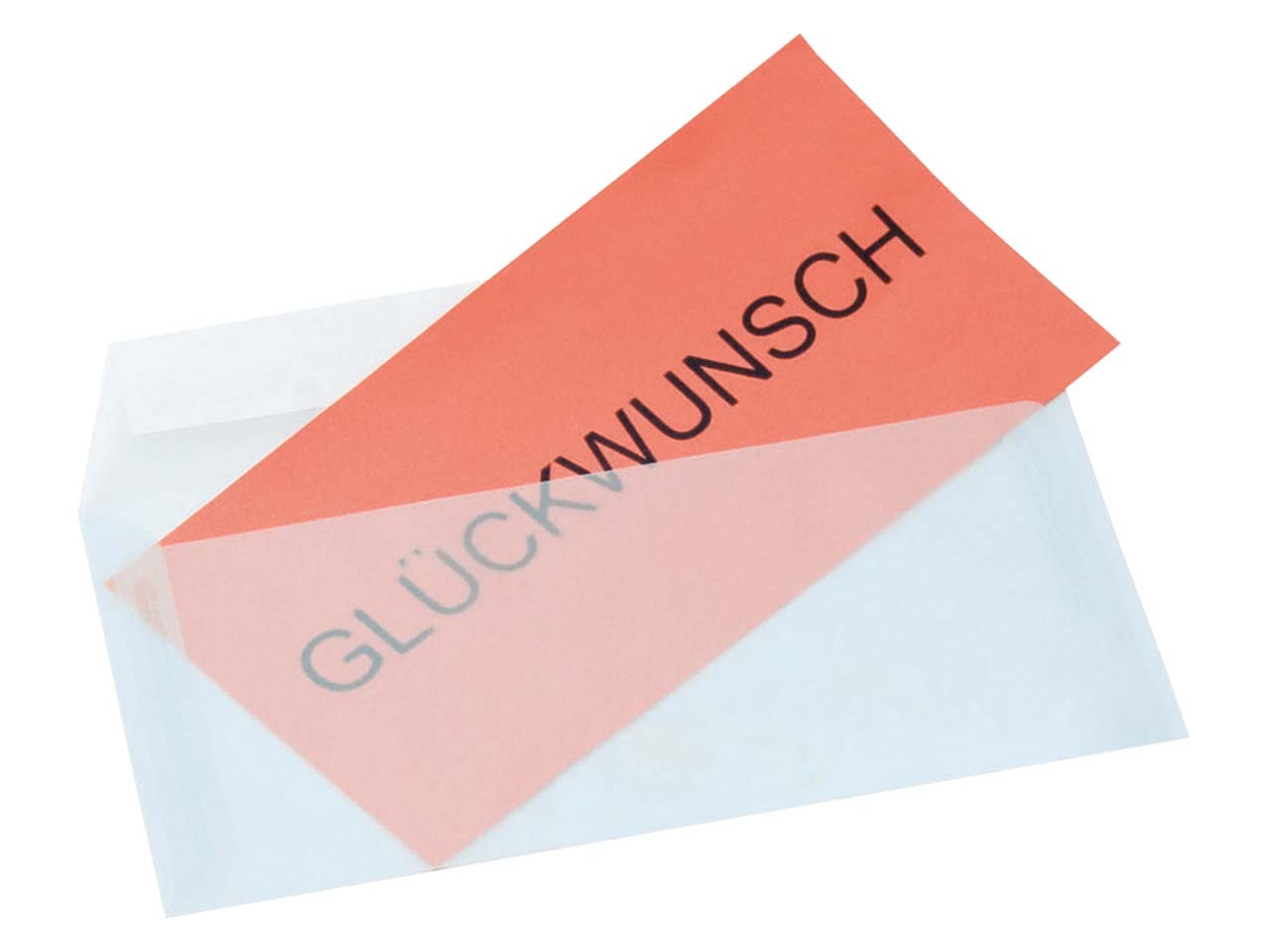 500 Kuverts DIN lang transparent klar NK