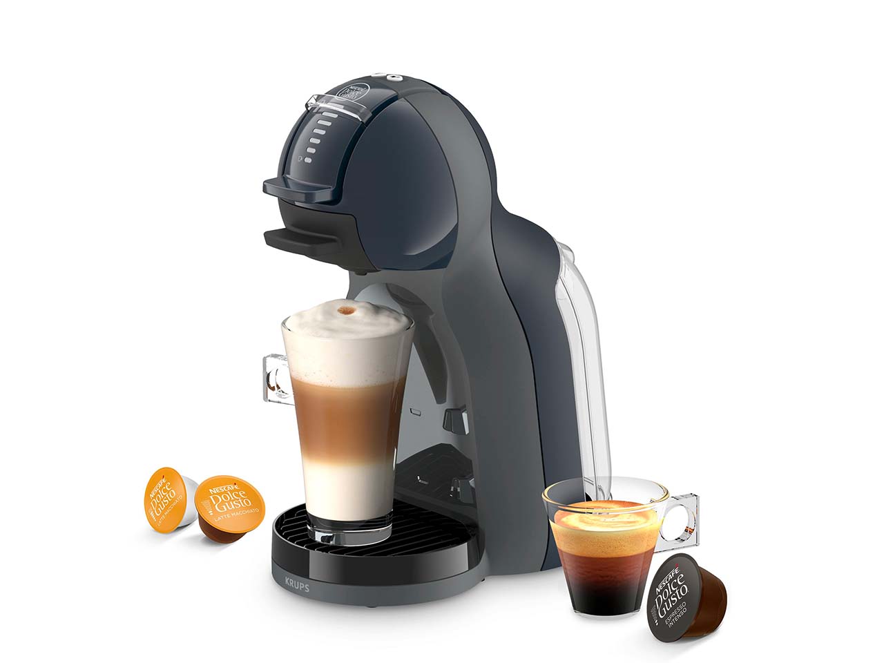 KRUPS Kapsel-Kaffeemaschine "Mini Me 2", cosmic grey