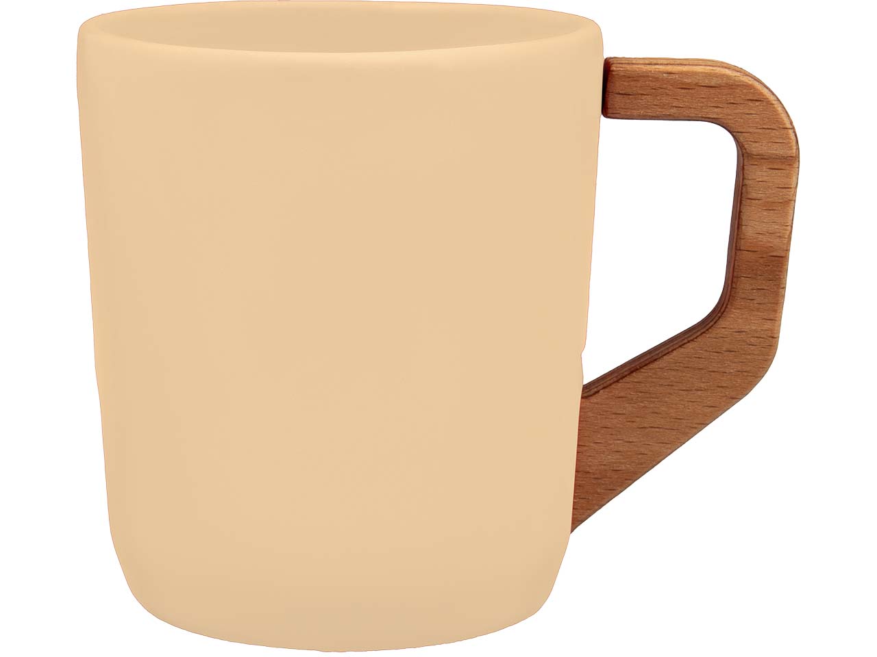 Keramiktasse "Woody" 330 ml, beige