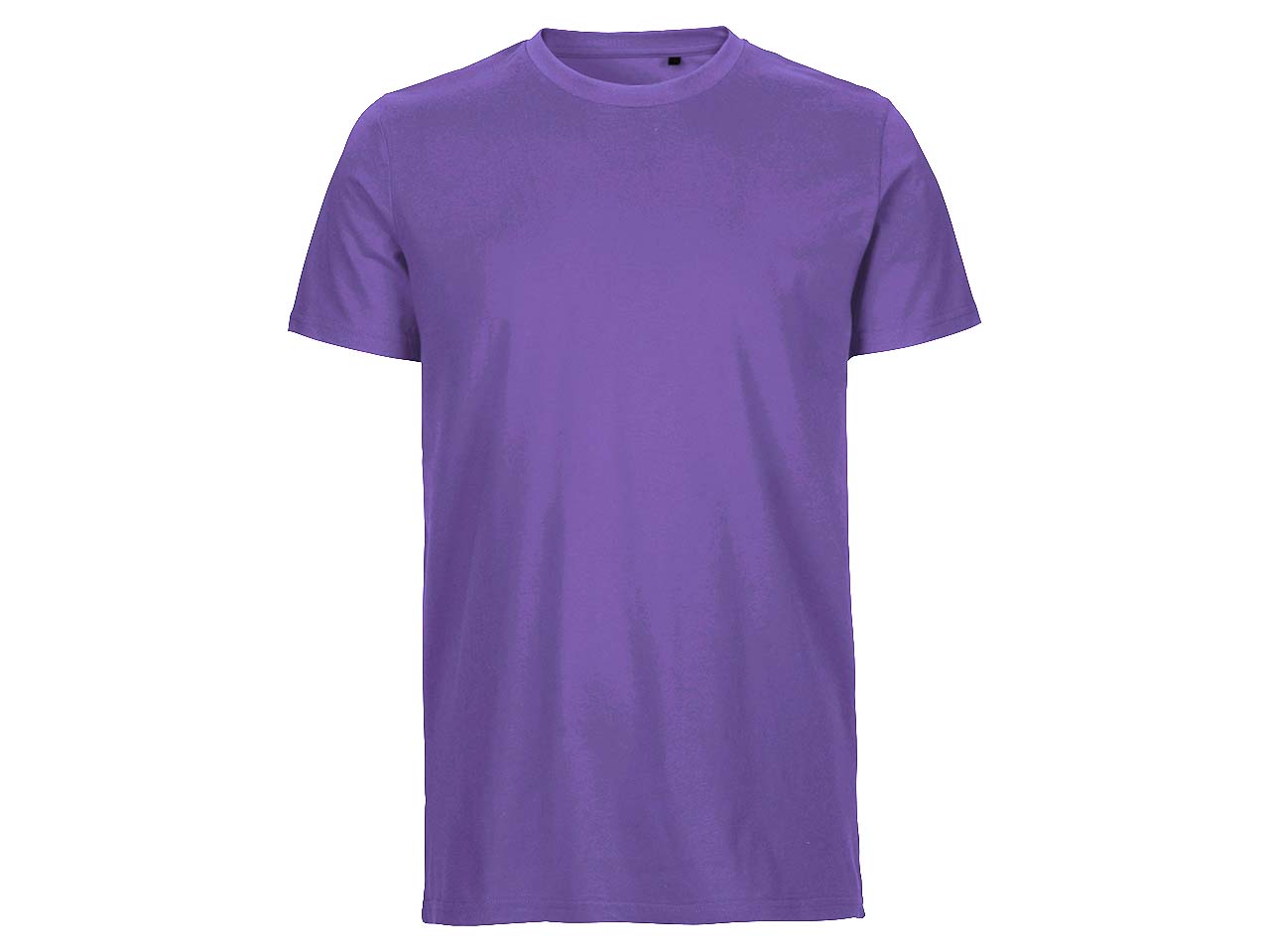 Neutral Bio-Herren-T-Shirt mit Rundhalsausschnitt purple, Gr. L
